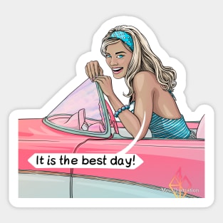 barbie the movie Sticker